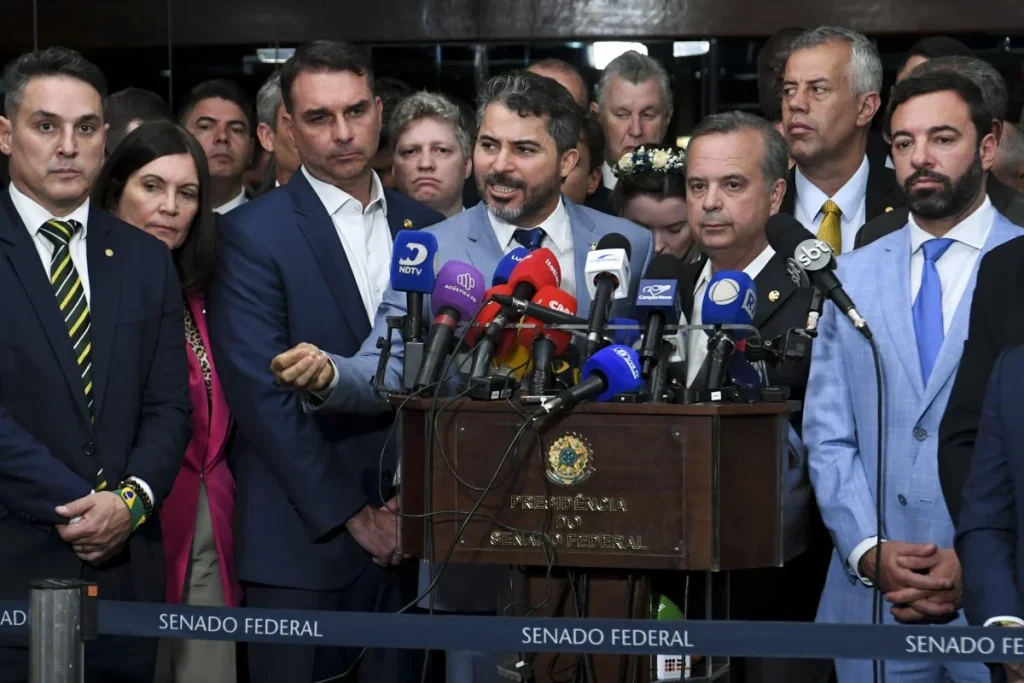 Impeachment de Moraes Oposição leva pedido ao Senado com acusações de crime de responsabilidade Foto - Jonas Pereira-Agência Senado